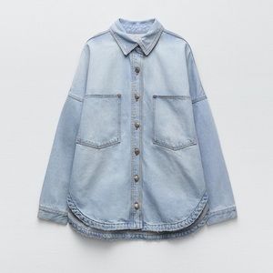Zara Oversized Jean Jacket